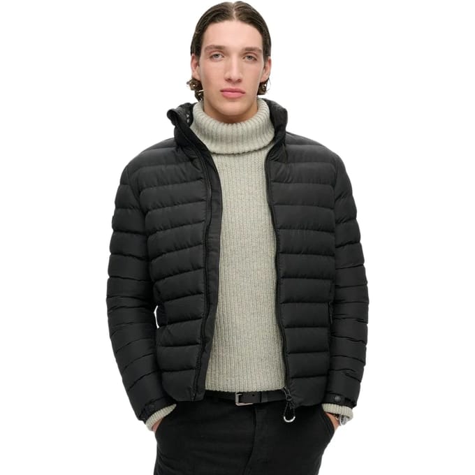 Superdry - Fuji Bedrukte Gewatteerde Jas - Heren - Gewatteerde jassen