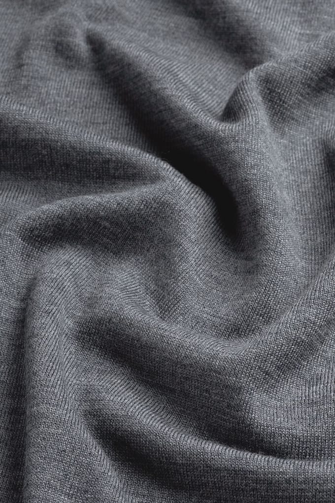 MERSO Zip-Up – Merino Vest – 100% Merino Wol – Storm Grey