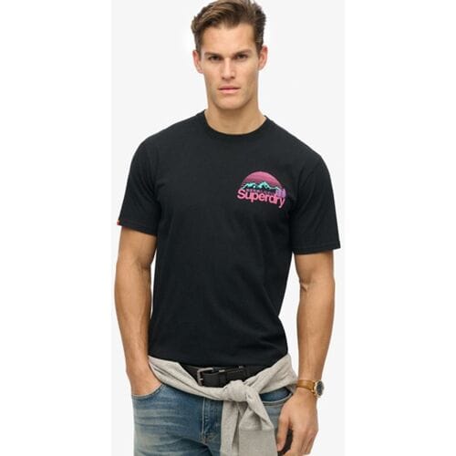 Superdry CL GREAT OUTDOORS CHEST TEE Heren T-shirt