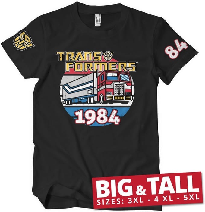 Transformers Optimus Prime uit 1984 T-shirt zwart