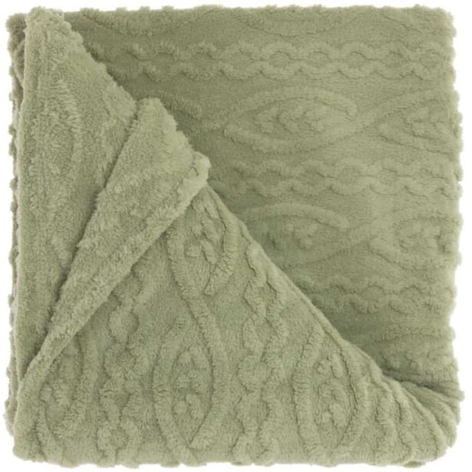 Unique Living - Plaid Pleun Tea Green -150x200cm