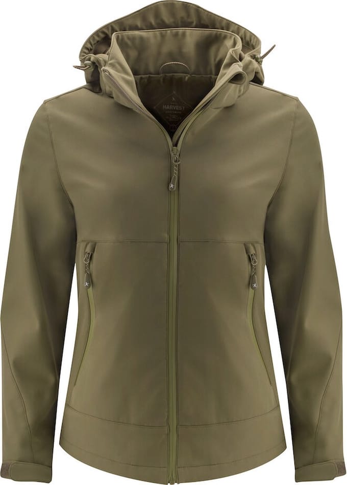 James Harvest SOFTSHELL LODGETOWN WOMAN 2121040 - mosgroen - M