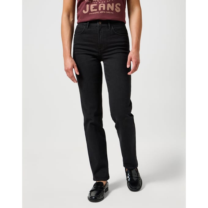 WRANGLER STRAIGHT DRAINPIPE STRAIGHT JEANS-DAMES