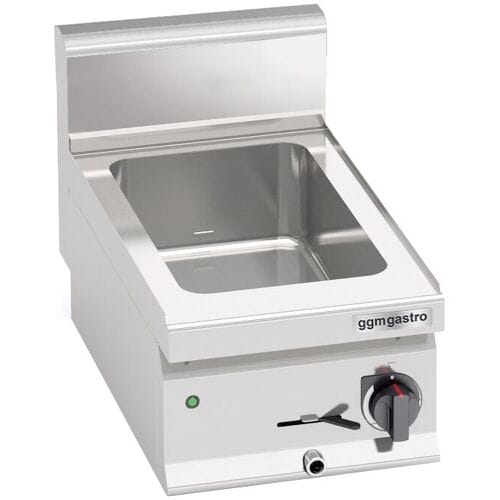 GGM Gastro Elektro Bain-Marie - 700 Watt - 3x GN 1/4 Zilver