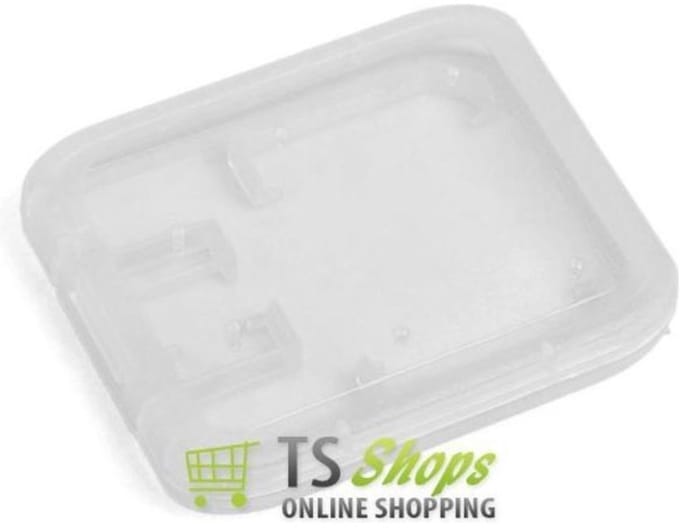 2 stuks - Qatrixx SD-Kaart Adapter Box – MicroSD/TF naar SD box – Transparante Opbergbox