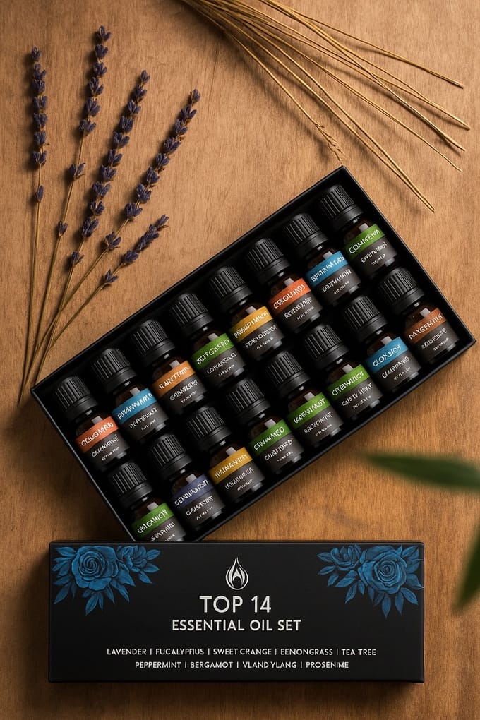 Etherische Olien - Essentiele olie - Etherische olie - Aromatherapie - Oil diffuser - 14 stuks