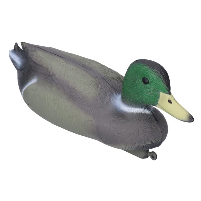 Plastic eend buitensimulatie drijvende lokeenden tuindecoraties 34,5x13cm gray