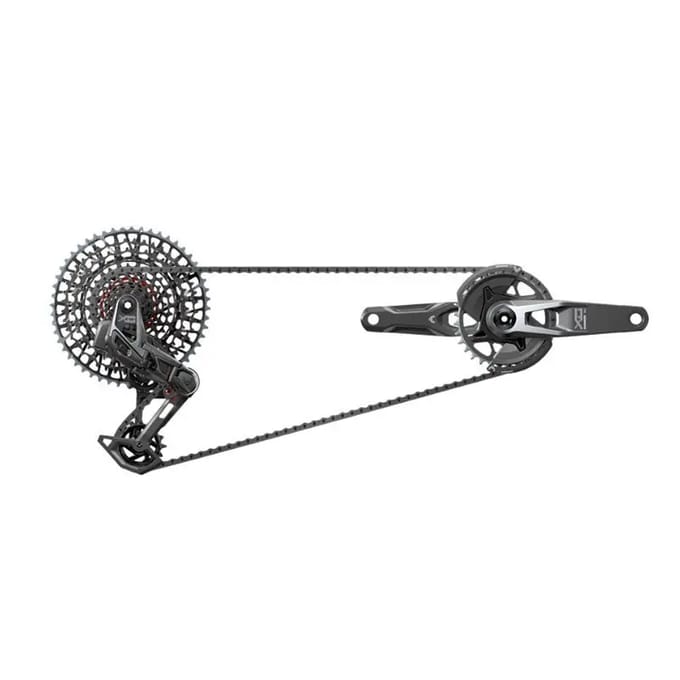 Volledige groep Sram XO T-TYPE Eagle V2 AXS WIDE DUB DM 165 MM 32D (10-52)