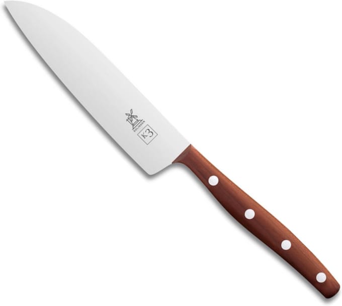 Robert Herder K3 Koksmes – RVS – Recht – Lemmet 12,5 cm – Heft Pruimenhout