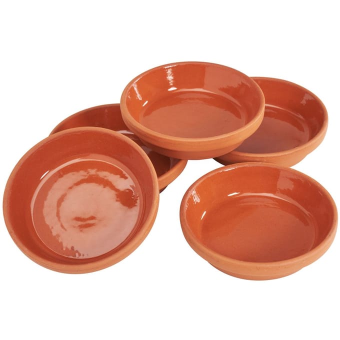 Terracotta-onderplaat - Binnen-Ø 5 cm, 5 stucks