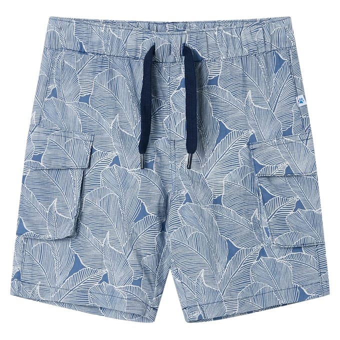 vidaXL - Kindershorts - met - trekkoord - 116 - donkerblauw