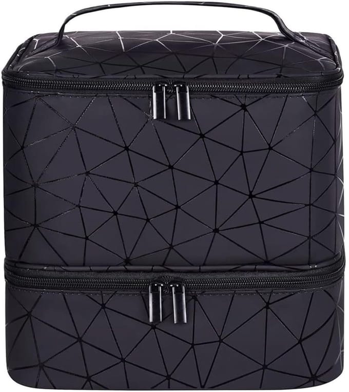 Florixa® Nagellak Koffer - Nagellak - Zwart - ‎25cm x 20cm x 24cm