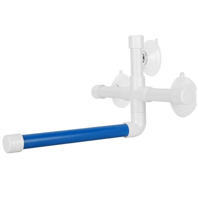 Papegaaien Douche Standaard Stang Huisdier Vogel Stevige Vorm Stok met Zuignap Badspullen white