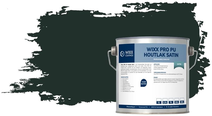 Wixx PRO PU Houtlak Satin - 20L - Grachtengroen | Q0.05.10