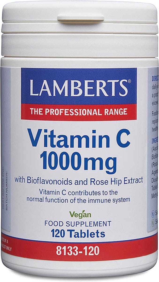 Lamberts Vitamine C 1000mg & bioflavonoiden 120 Tabletten