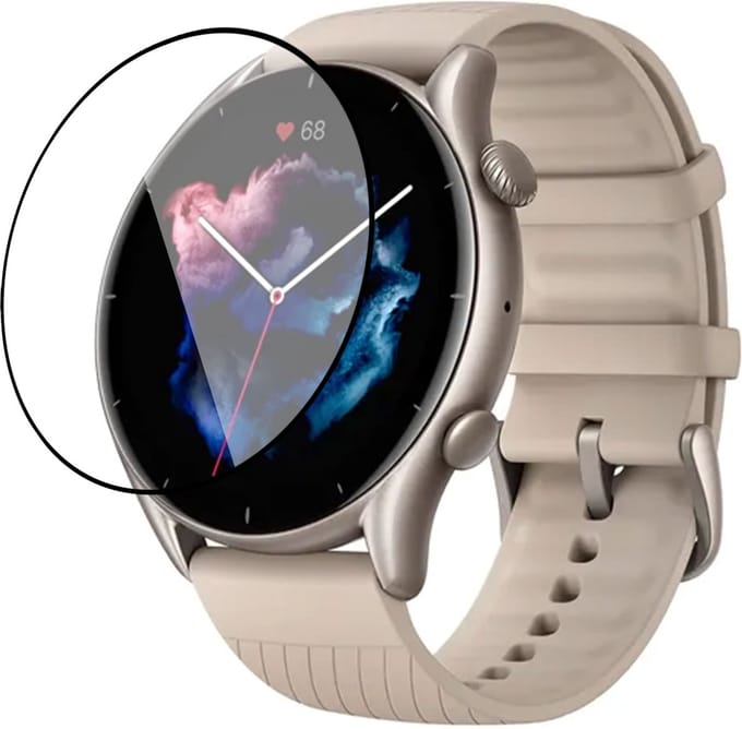 Geschikt voor Amazfit GTR 3 Screenprotector - PET Folie Screen Cover Protector