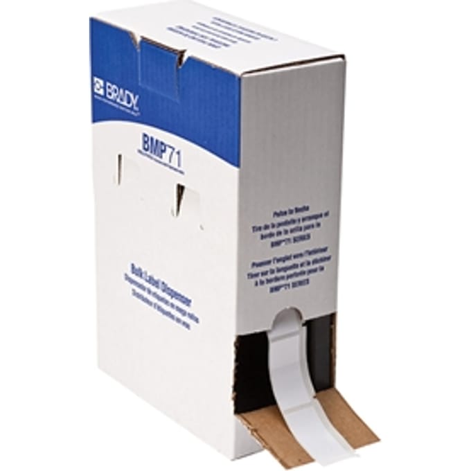 Brady BM-20-423 polyester labels wit | 50,80 mm x 25,40 mm (origineel)