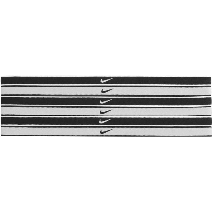 Nike Hairbands 6-Pack Swoosh Zwart/Wit/Grijs