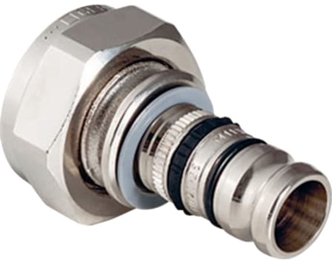 Geberit Mepla aansluiting voor euroconus, met wartelmoer, DN 12 / 20, 611.623.22.5