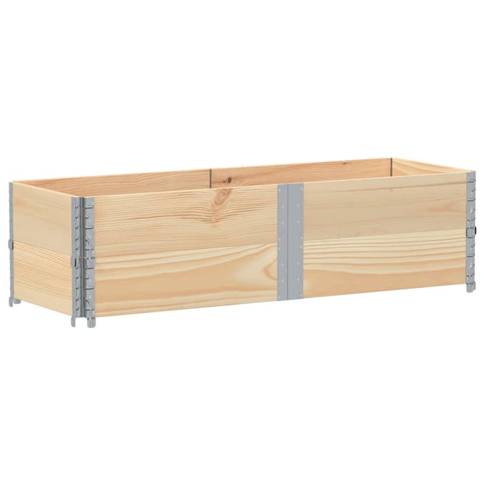 vidaXL - Plantenbak - 150x50 - cm - massief - grenenhout