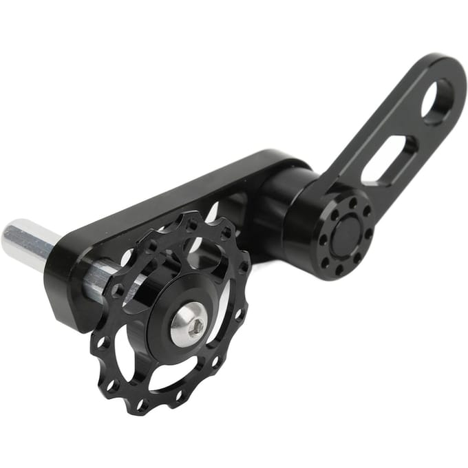 Single Speed Kettingspanner Aluminiumlegering Vouwfiets Kettingstabilisator Fietskettingspanner voor black