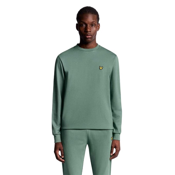 Lyle & Scott Heren Lichtgewicht Sweatshirt (Groen)