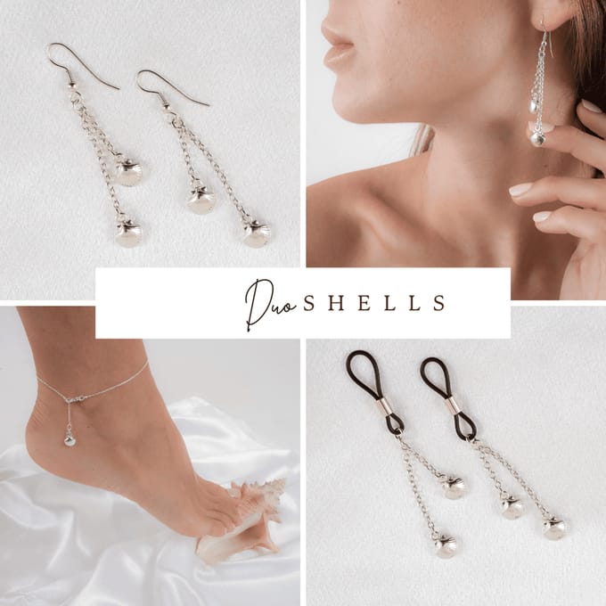 Sylvie Monthulé | Erotic Jewelry Set | Duo Shells 1