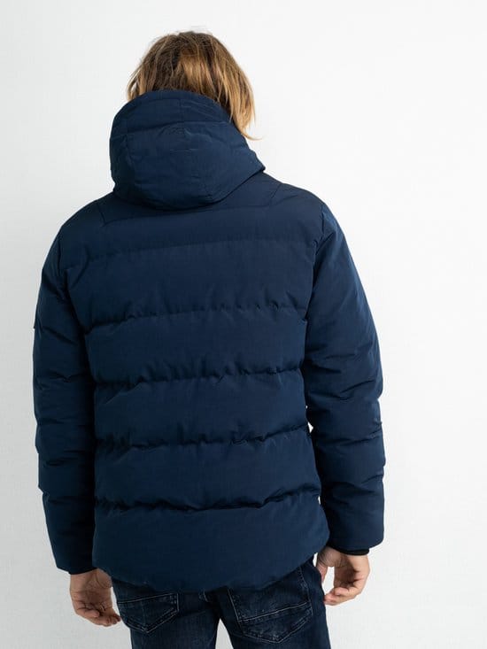 Petrol Industries - Maat L - Heren Gevoerde Puffer - Blauw