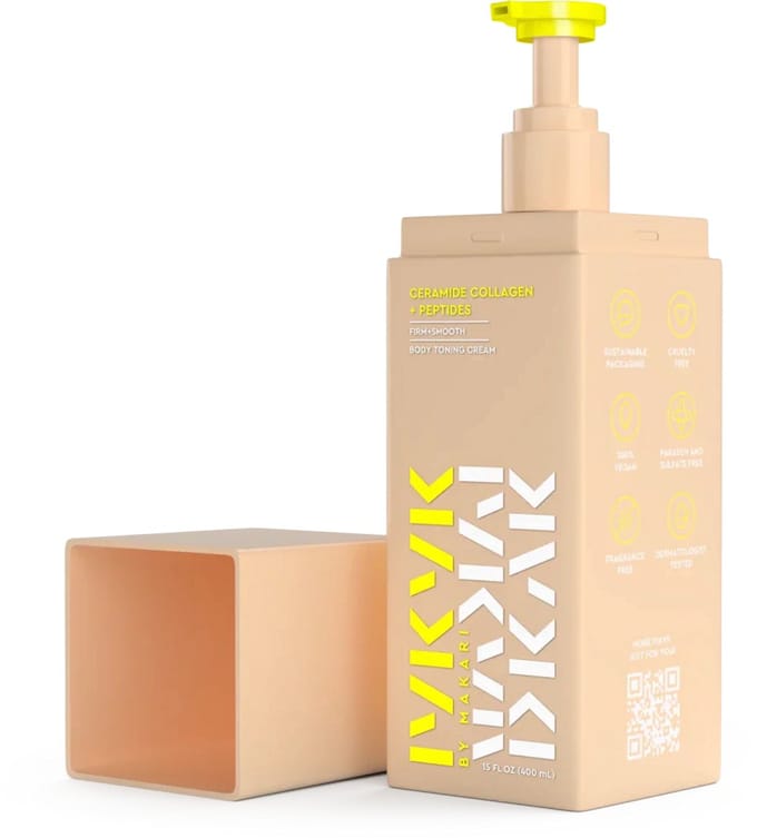 MAKARI IYKYK Ceramide Collagen + Peptides Body Toning Cream 400ml