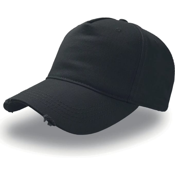 Atlantis Headwear Cargo Cap AT509 - Black - One size
