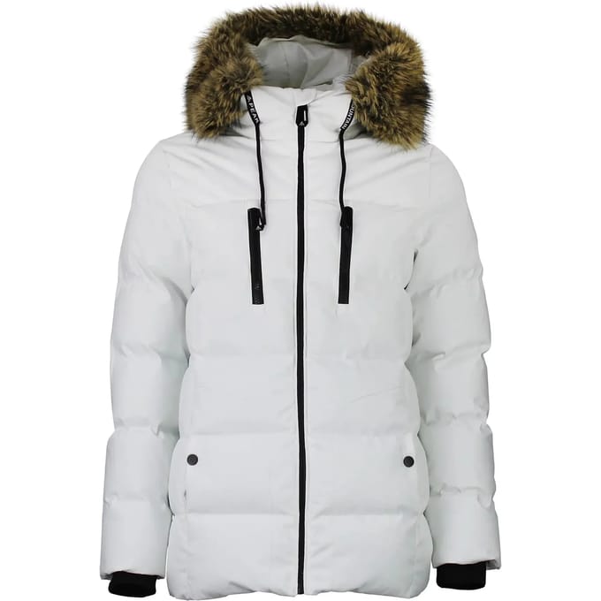 Donsjack met capuchon voor dames Peak Mountain