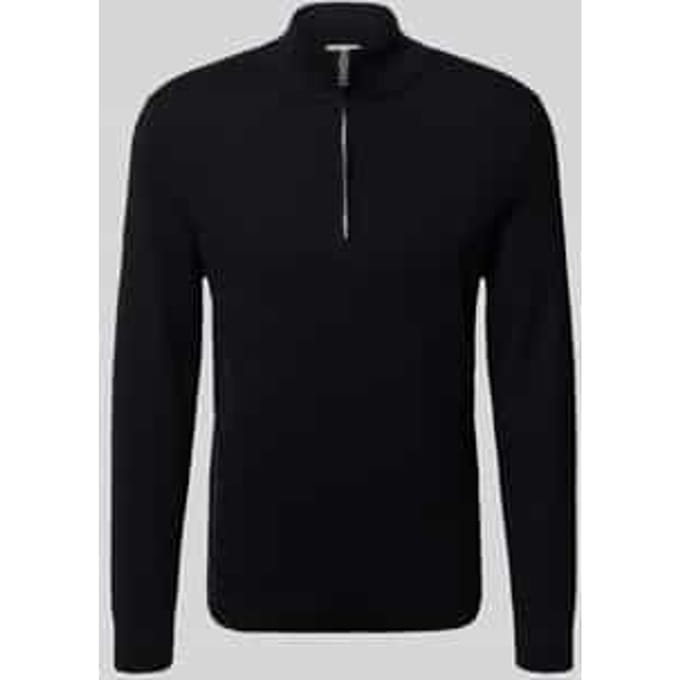 Gebreide pullover met schipperskraag