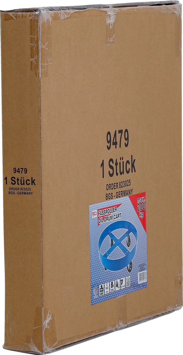 BGS Vatroller Standaardformaat voor 200 l vaten - 9479