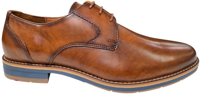 LLoyd Drift 110 Cocos Nette Veterschoenen Cognac Leer Heren - Cognac - 42