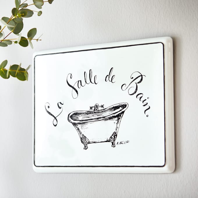 LOBERON Decoboard La salle de bain wit