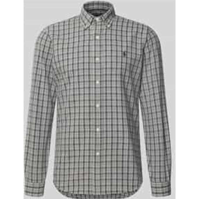 Custom fit vrijetijdsoverhemd met button-downkraag