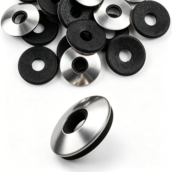 Set van 20 EPDM RVS Afsluitringen M8 x 22 mm - Rubberafdichtingen voor Zelftappende Schroeven en Metaalbevestigingen