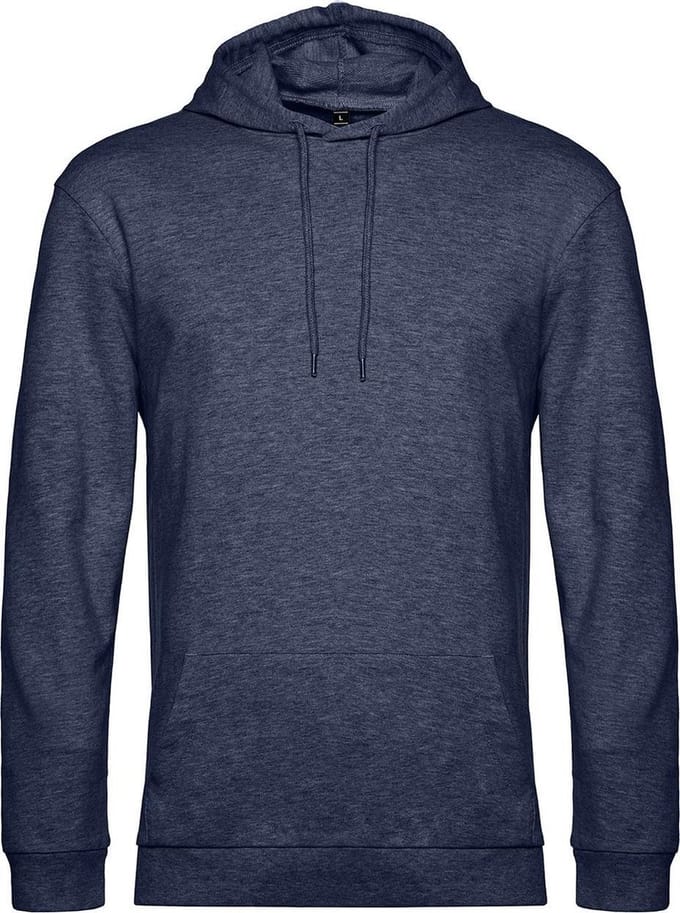 B&C Heren Hoodie (Marine Heide)
