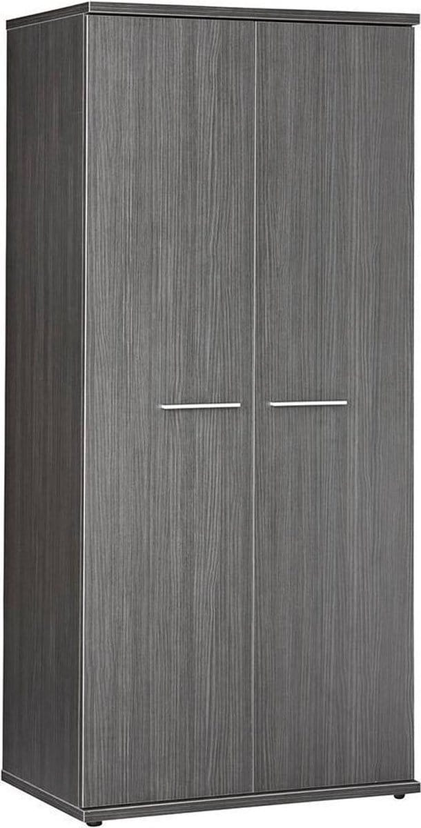 BEUK Kledingkast 2 deurs - Wouw - 200x89x58 cm - Zwart