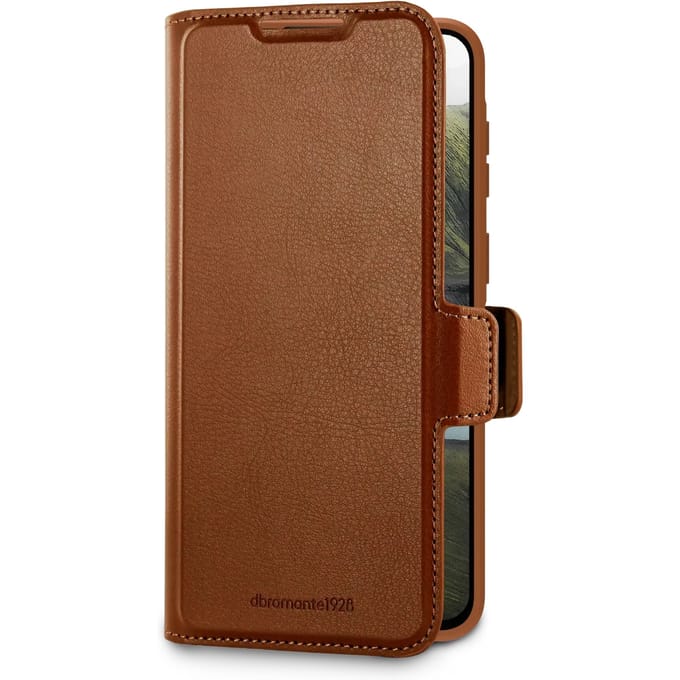 dbramante1928 Oslo Pro Bookcase geschikt voor Samsung Galaxy A57 (5G) - Dark Tan