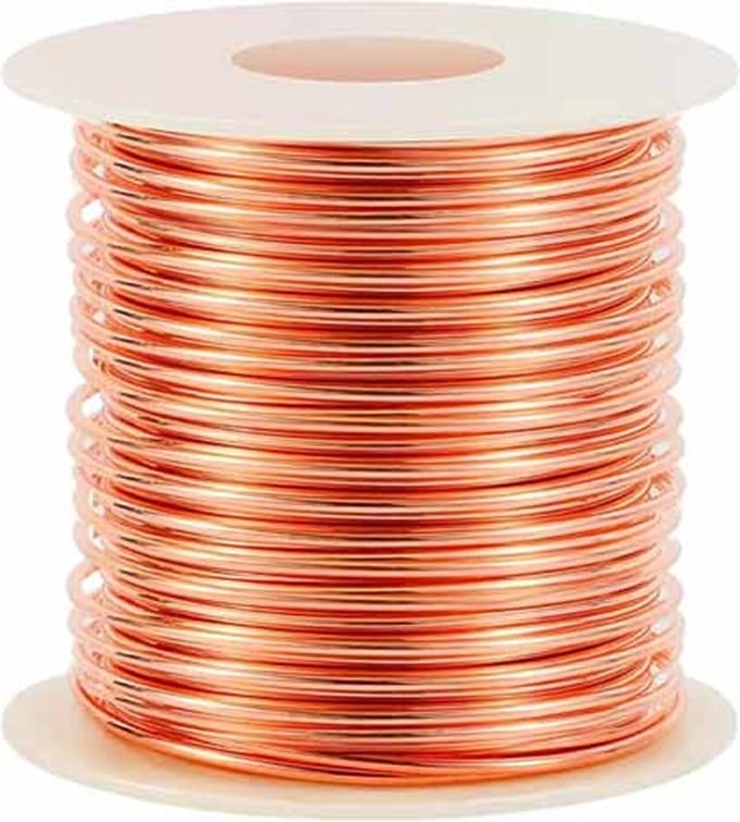 Gelakt Koperdraad 1 mm - 10 meter