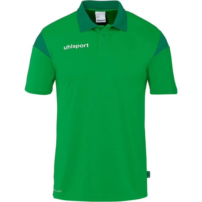 Uhlsport Squad 27 Polo Kinderen - Groen / Lagoon | Maat: 152