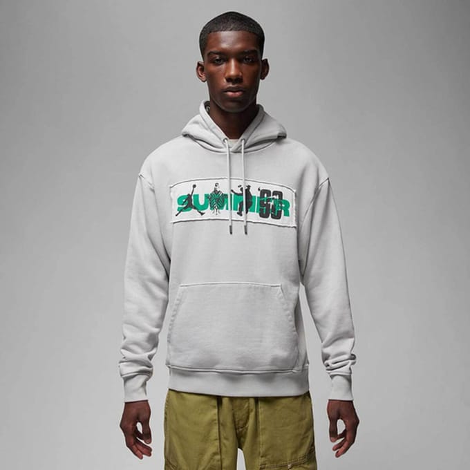 Jordan M J Union X Bbs Fleece Hoody Grijs K097