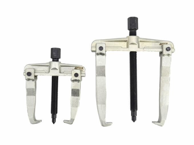AWTOOLS Serie - Tweearmige Balktrekker - 75 mm - Stalen Gereedschap - Satijnen Afwerking