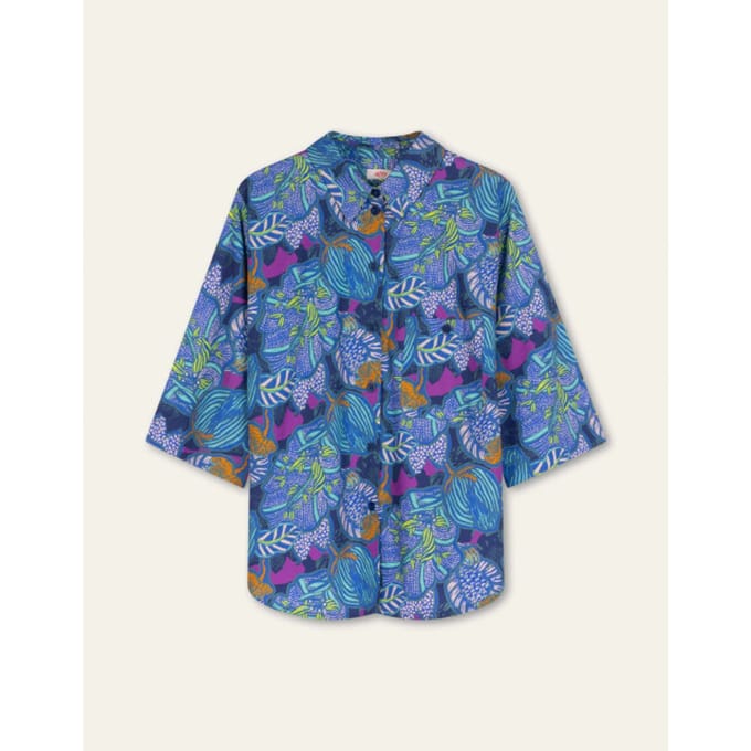 Oilily Bellows Blouse- maat36 Ultramarine