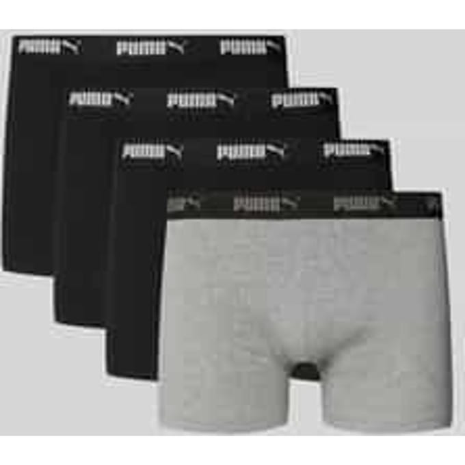 Trunks in een set van 4 met elastische band met logo