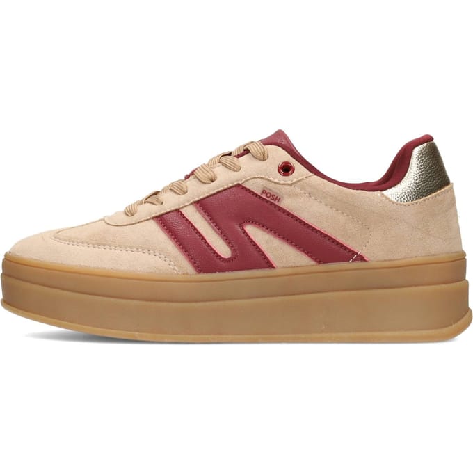 POSH by Poelman NOË Dames Sneakers - Beige