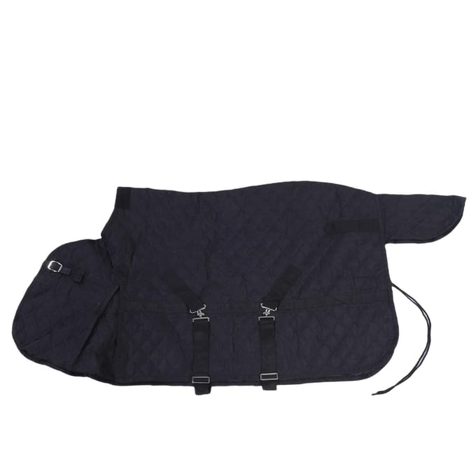 Couverture d'hiver pour cheval   Imperméable Respirante Couverture de soin pour cheval pour une utilisation toutes saisons Noir black