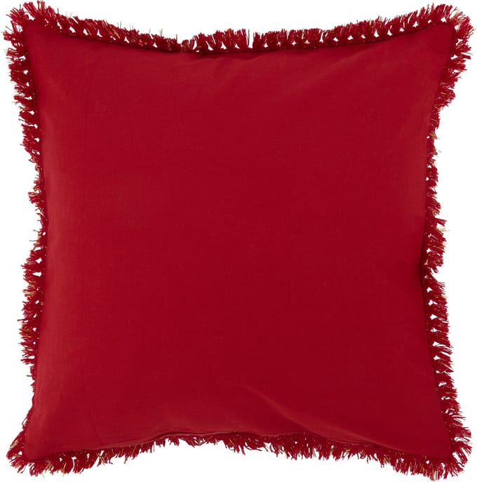 J-Line kussen Amour - textiel - rood/goud