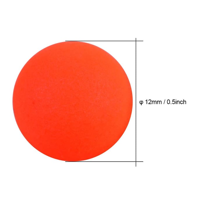 100 stuks EPS Schuim Drijfbal Vissen Dobber Beetindicator Tackle Accessoire (6#) red